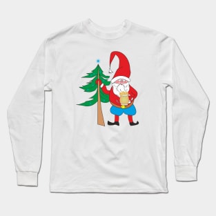 Funny Gnome Long Sleeve T-Shirt